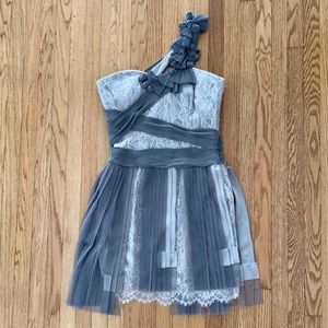 BCBG MAXAZRIA RUNWAY Light Blush Cocktail Dress